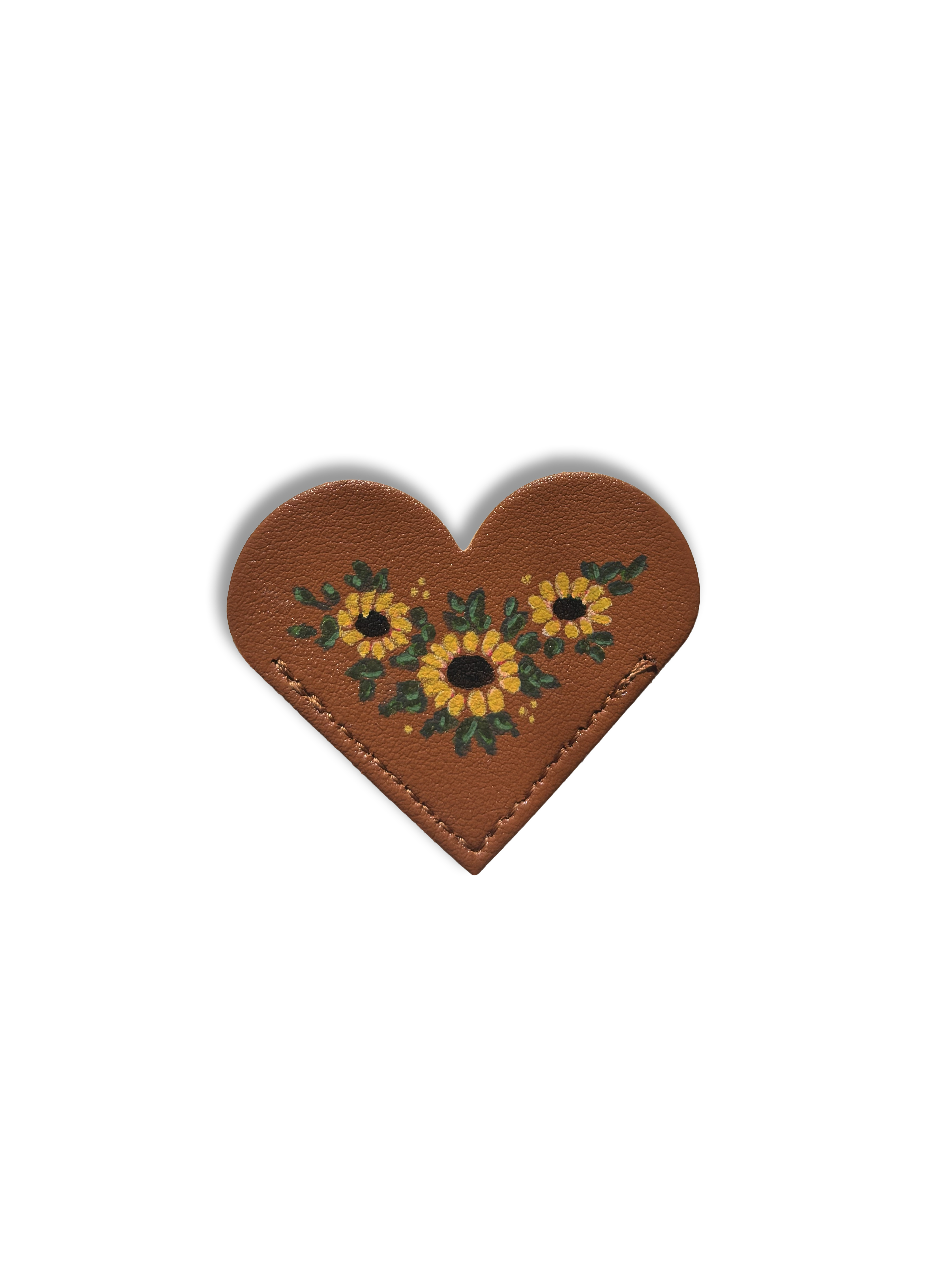 Leather Heart Bookmark