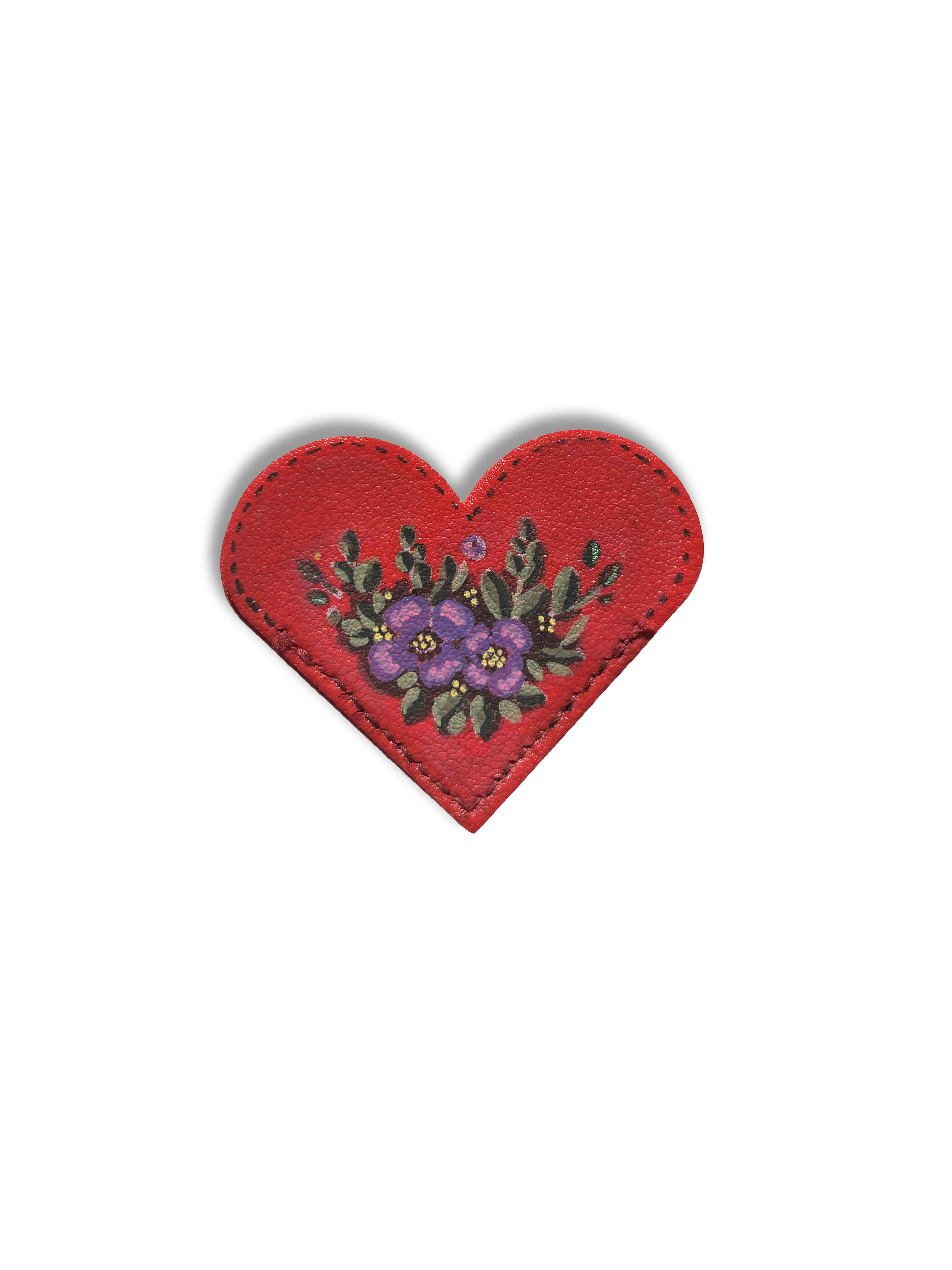 Leather Heart Bookmark