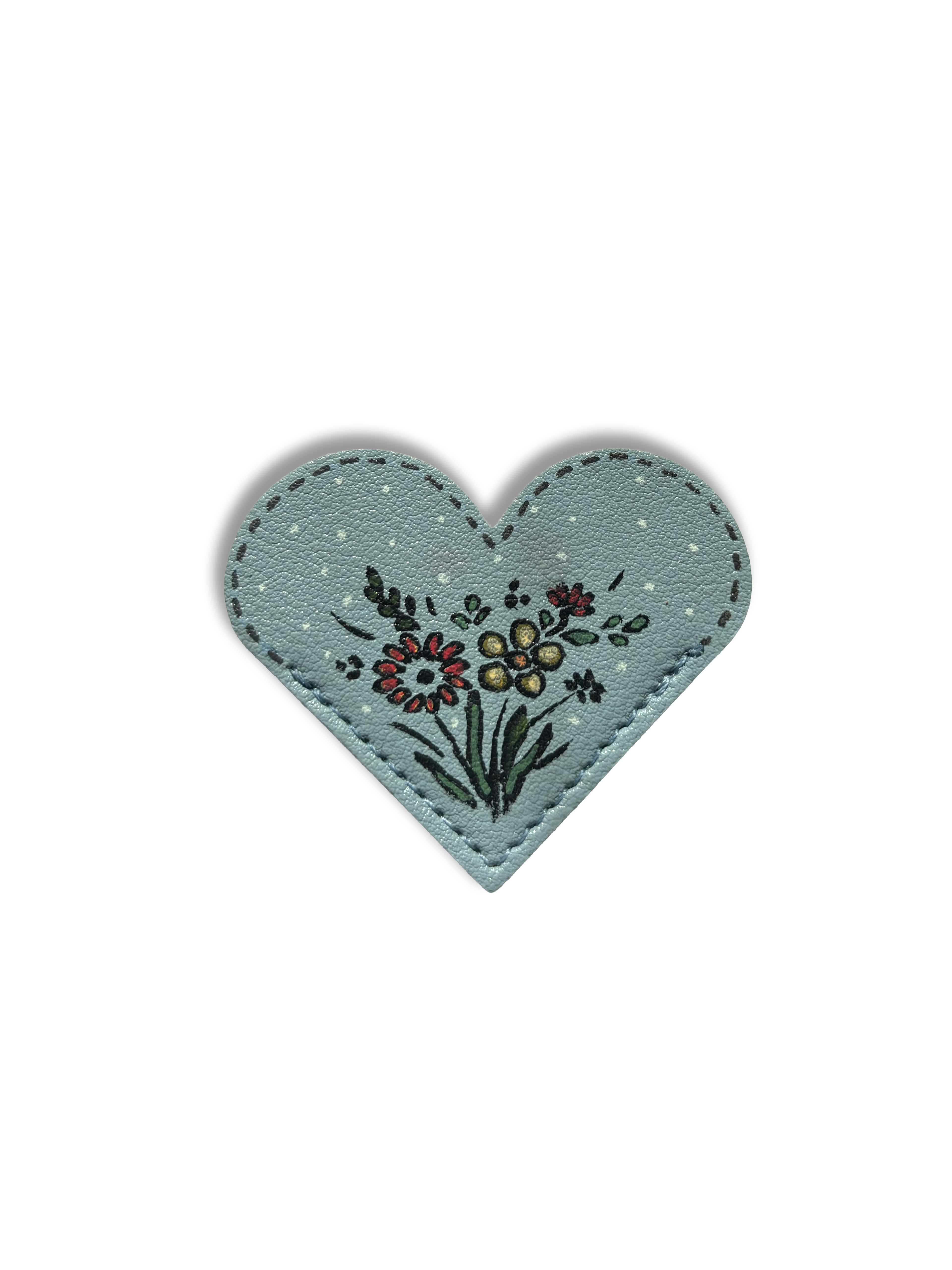 Leather Heart Bookmark