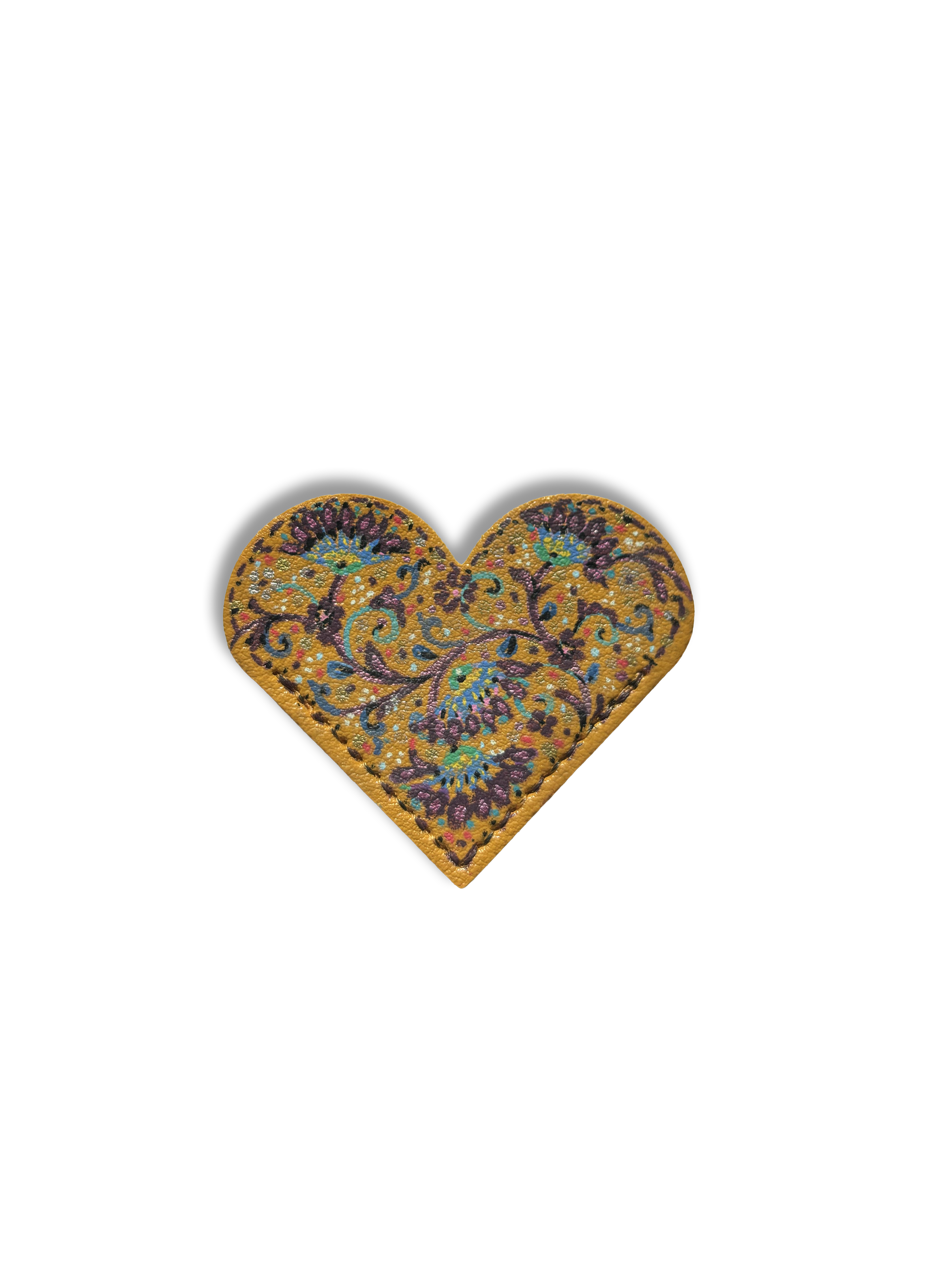 Leather Heart Bookmark
