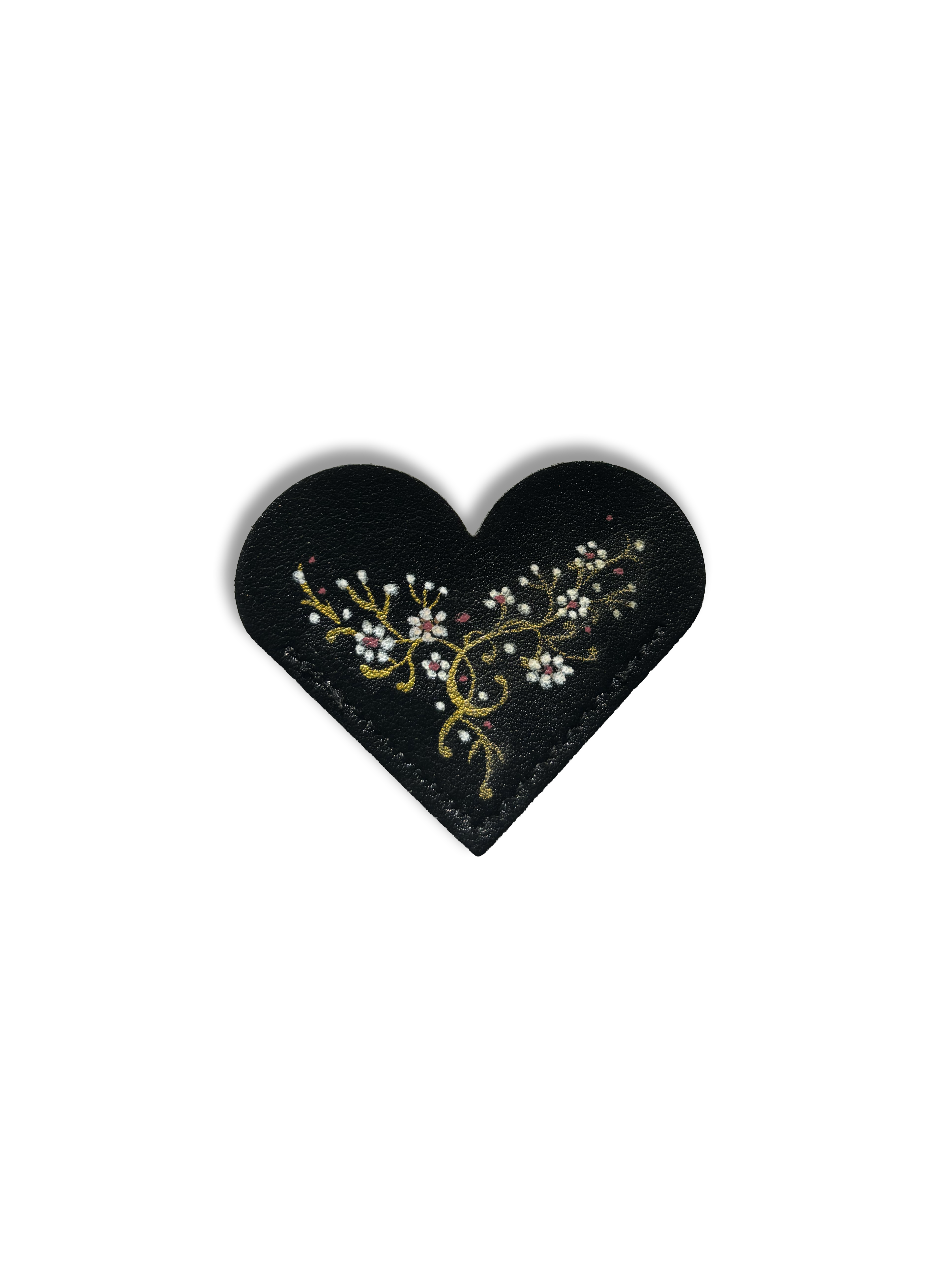 Leather Heart Bookmark
