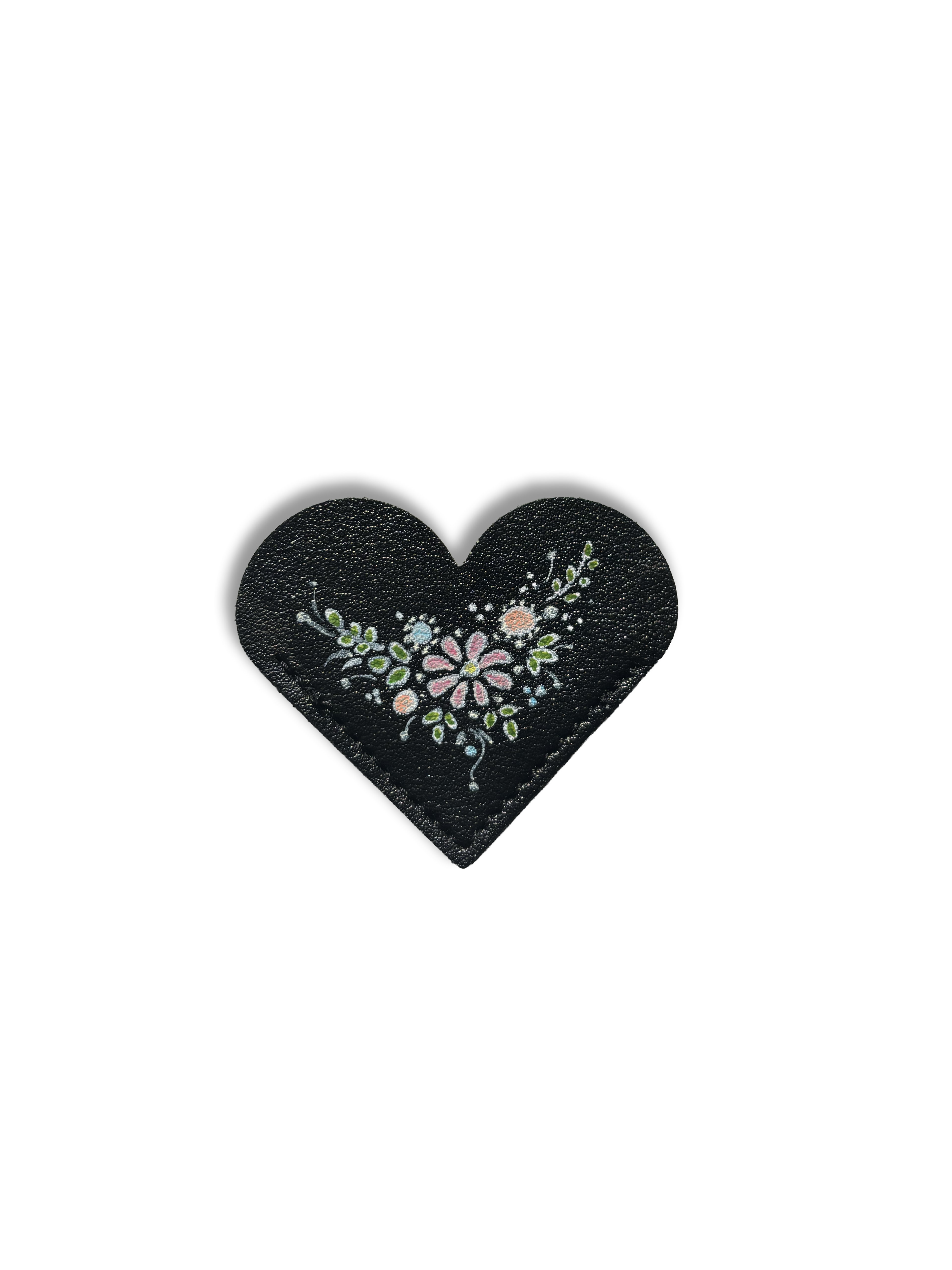 Leather Heart Bookmark