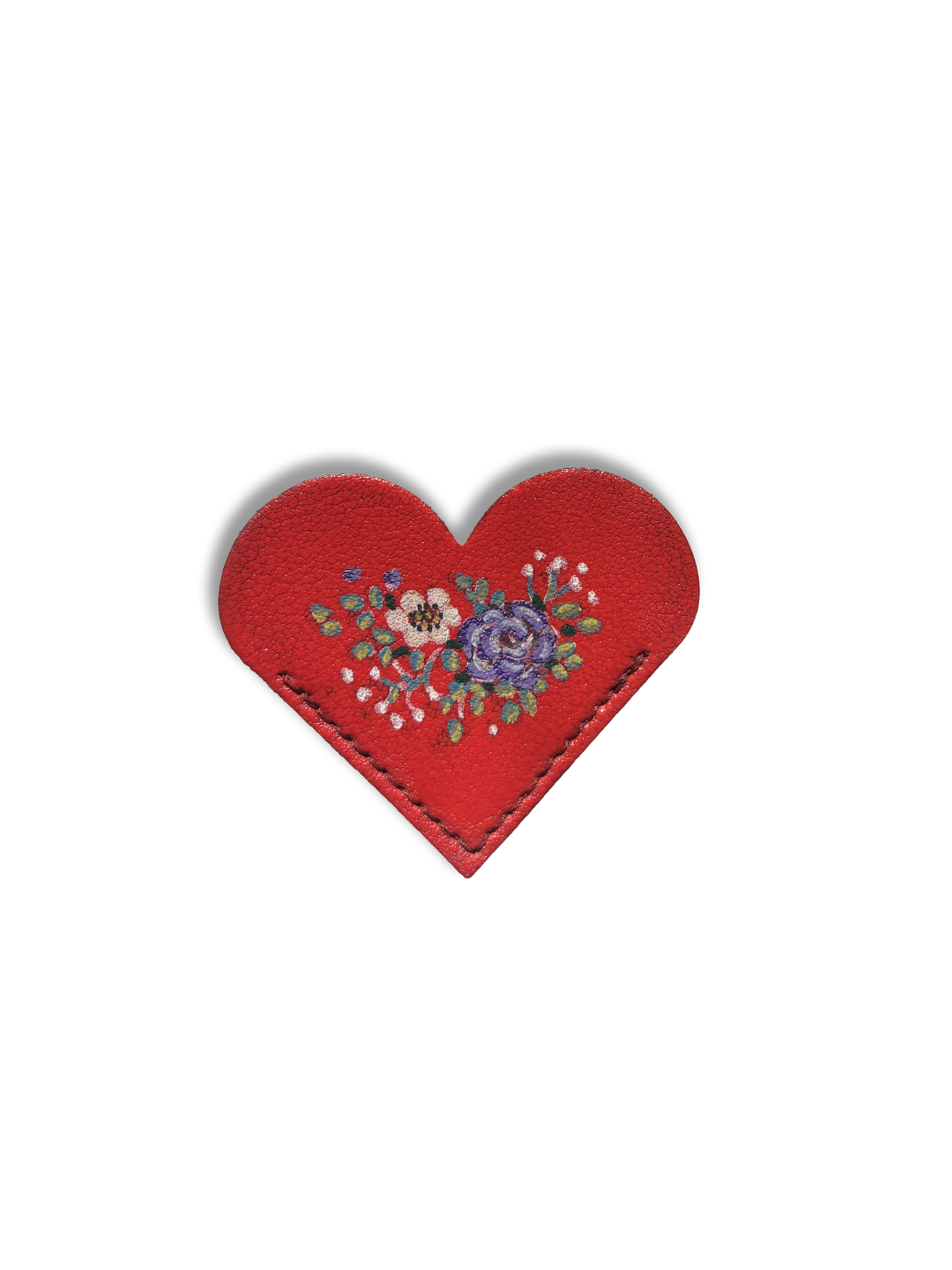 Leather Heart Bookmark