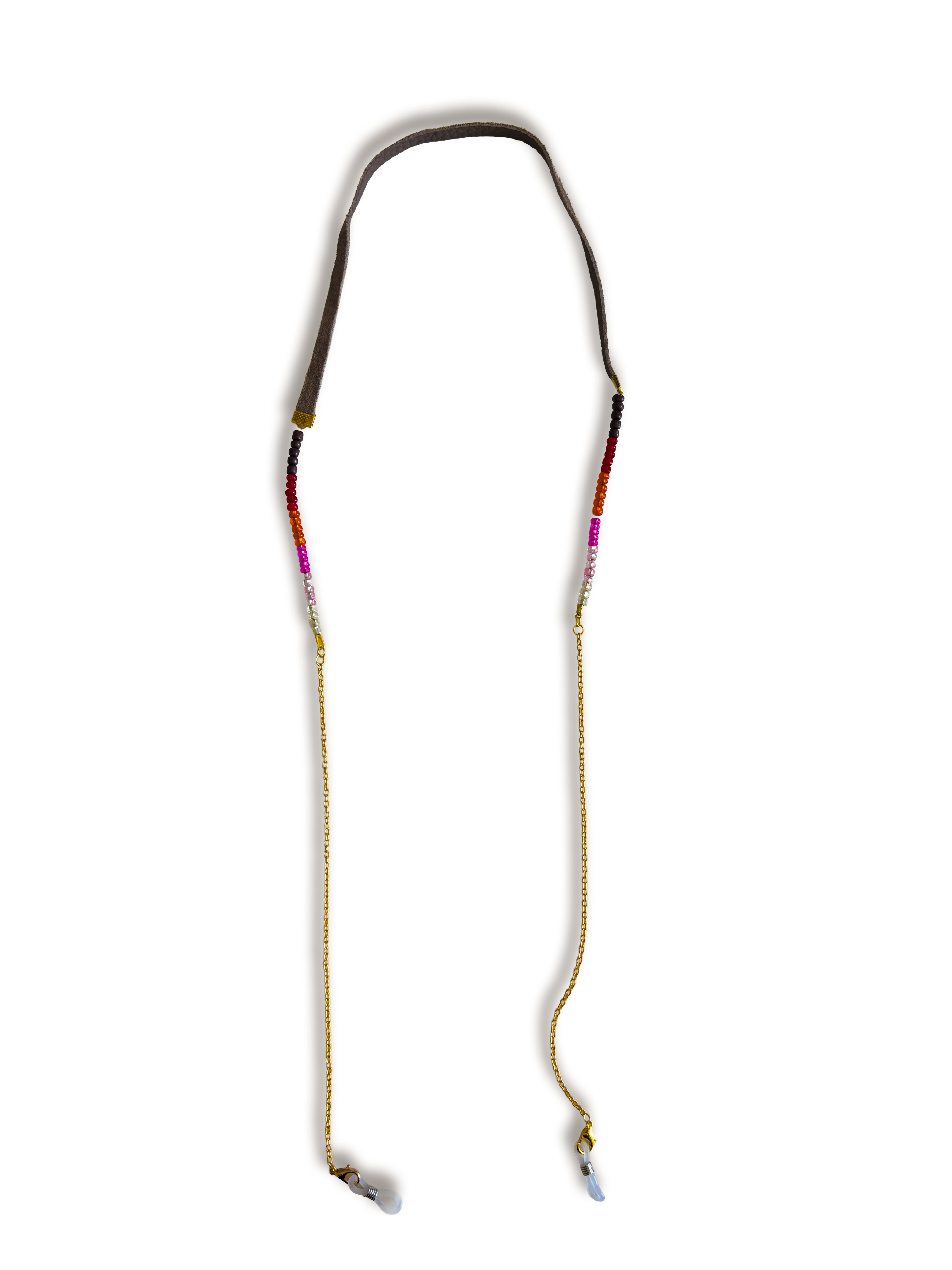 Leather Eyeglass Chain