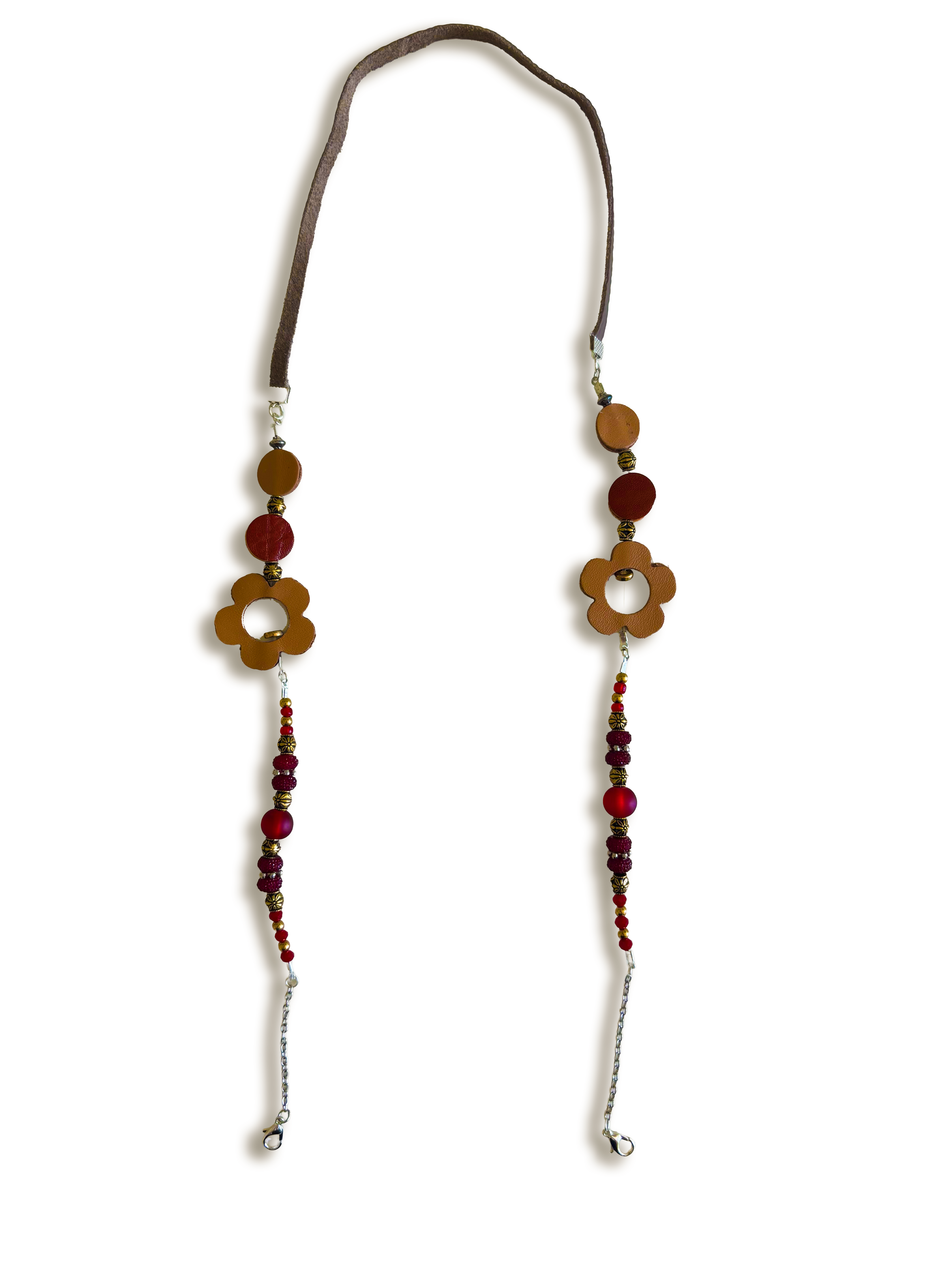 Leather Eyeglass Chain