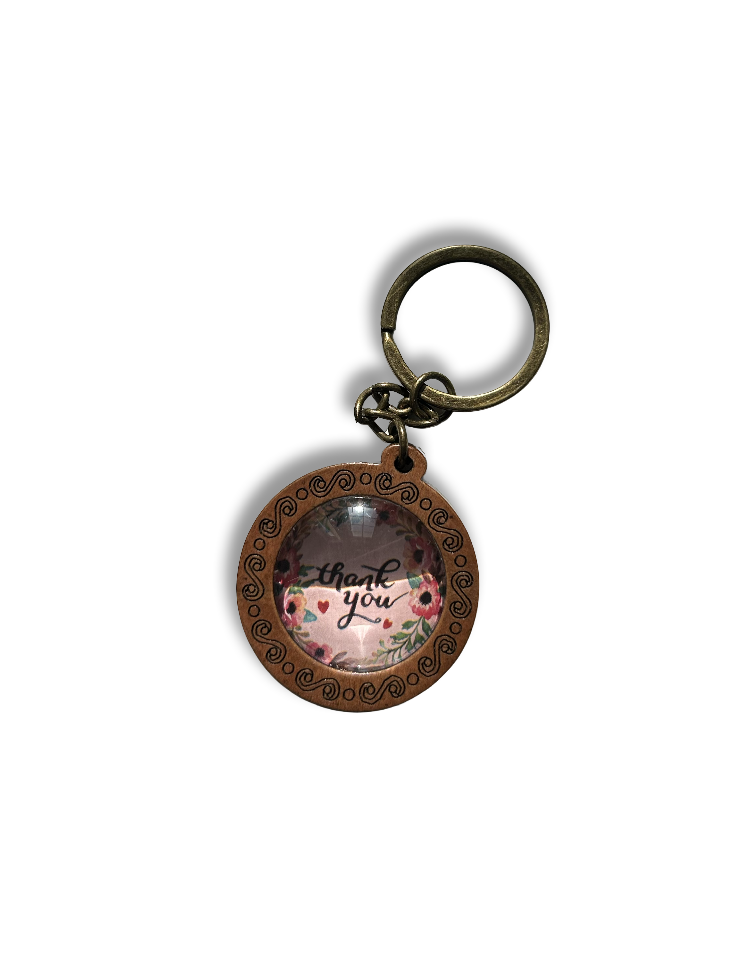 Printed Wooden Keychain