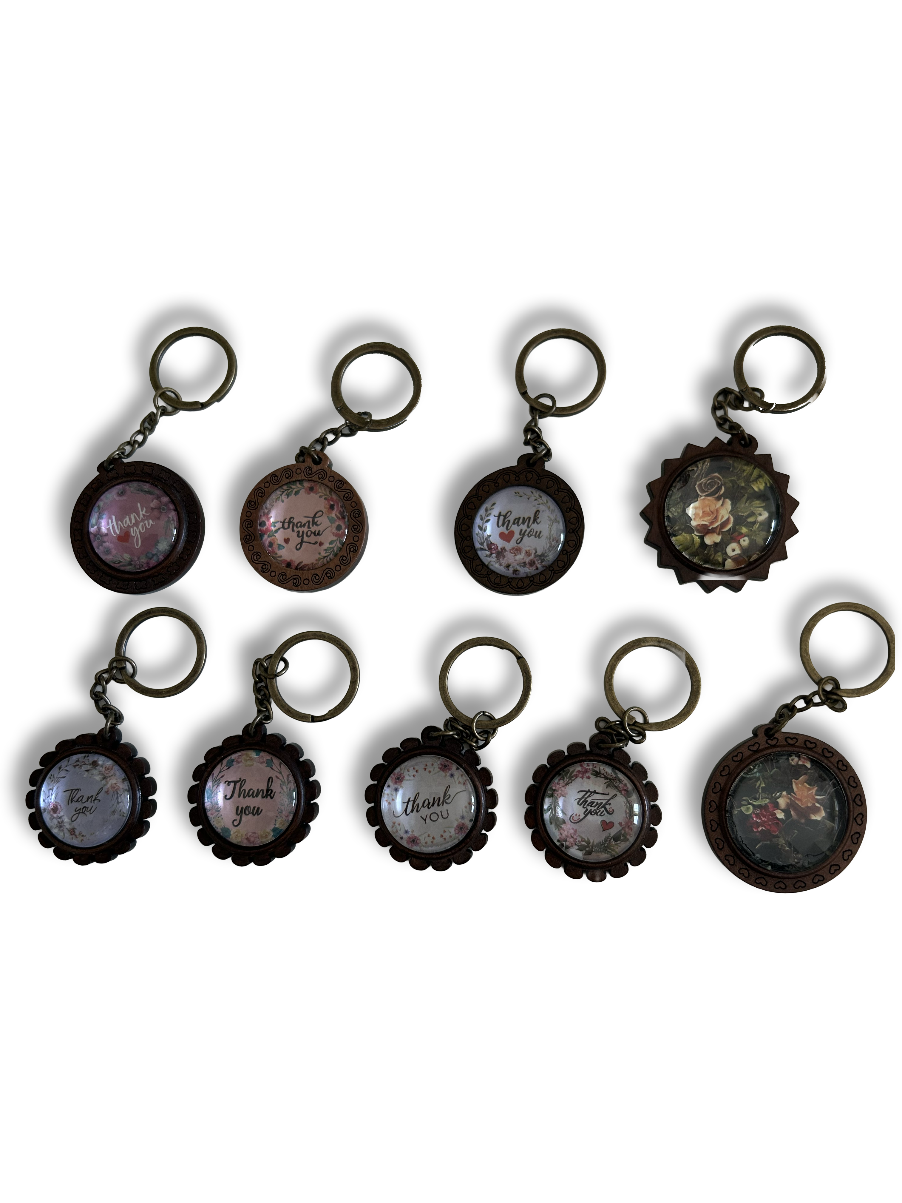 Printed Wooden Keychain